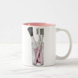 Makeup Brushs-Tasse Zweifarbige Tasse
