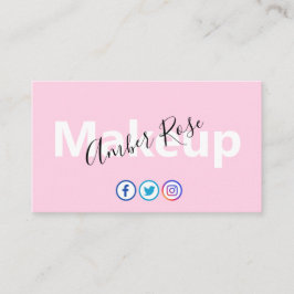 Makeup Business Card Visitenkarte
