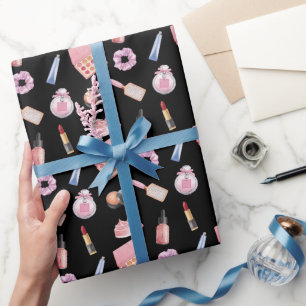 Makeup Cosmetics-Muster Kosmetologie Geschenkpapier
