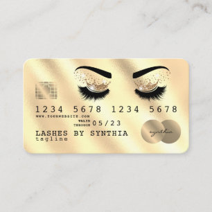 Makeup Credit Card lasche Queen Visitenkarte