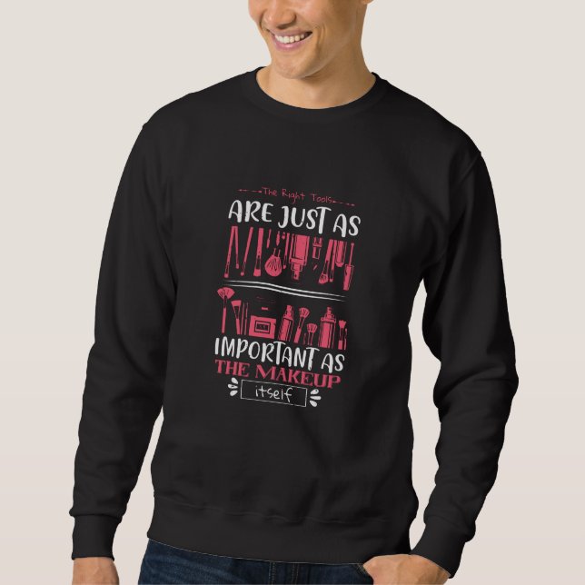 Makeup - die richtigen Tools für Makeup Sweatshirt (Vorderseite)