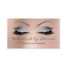 Makeup Eyebrow Lashes Glitzer Diamond Pink Silber