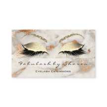 Makeup Eyebrow Lashes Glitzer Kupfer Gold Marmor