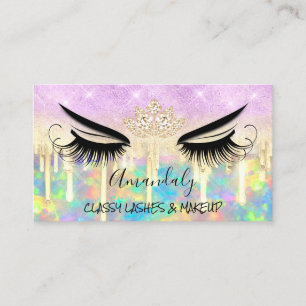 Makeup Eyelash Microblade Tropfen Logo-Lotus Diamo Visitenkarte