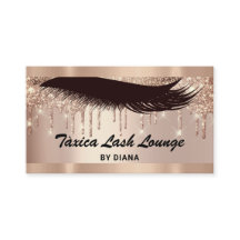 Makeup Eyelash Rose Glitzer QRCODE Logo-Tropfen