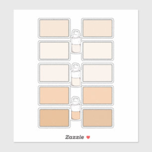 Makeup Foundation kreieren Sie Ihre eigenen Vinyl Aufkleber