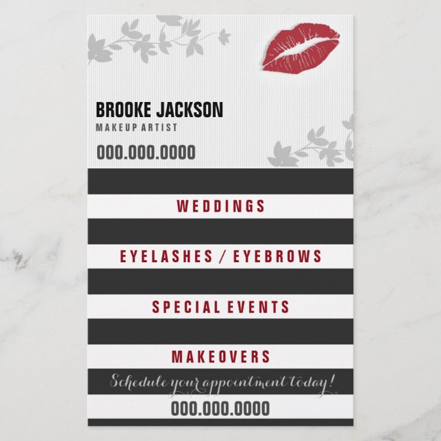 Makeup - für jeden Anlaß - Flyer (Vorne)