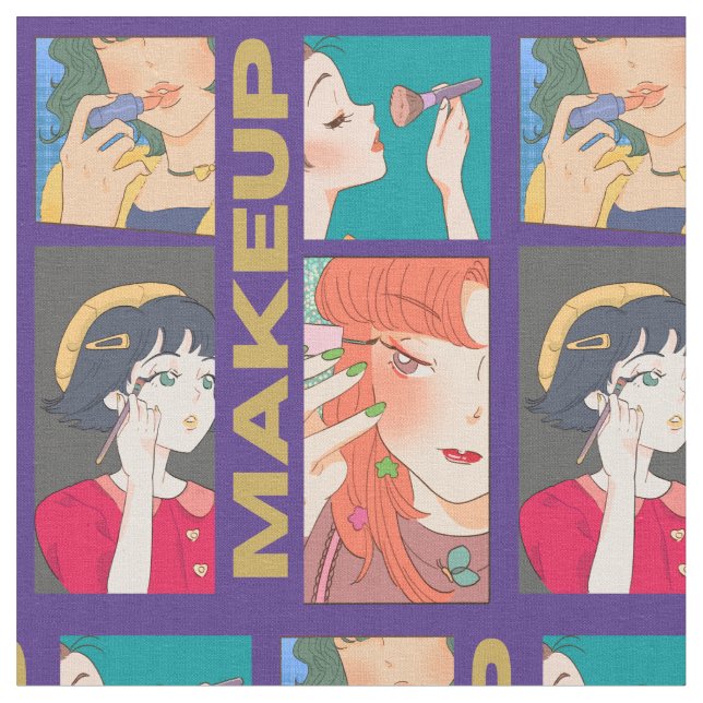 MAKEUP GIRLS LILA STOFF (Nahaufnahme)