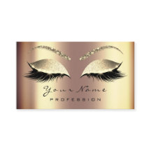 Makeup Gold Sepia Lashes Marmorkarte