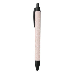 Makeup Haar Rose Glitzer Pastellfarben Rosa Name Kugelschreiber