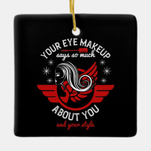 Makeup - Ihr Augentuch sagt so viel Keramikornament