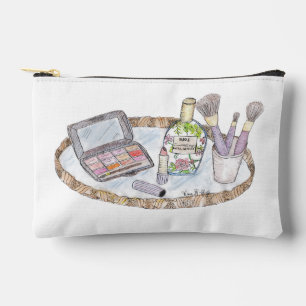 Makeup Illustration Vintag Inspiriert Beutel
