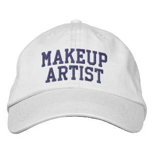 Makeup-Künstler bestickt mit Text Bestickte Baseballkappe