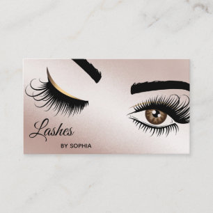 Makeup Künstler Wink Eye Beauty Salon Lash Extensi Visitenkarte
