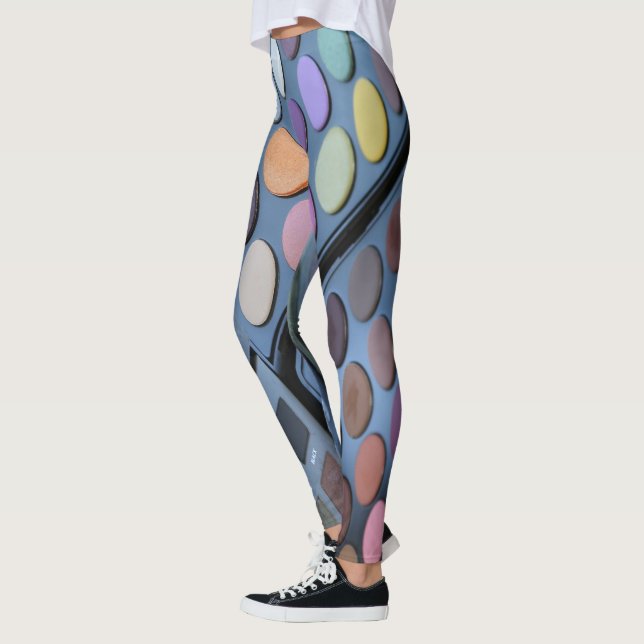 Makeup-Leggings - Augenbrauendesign Leggings (Links)