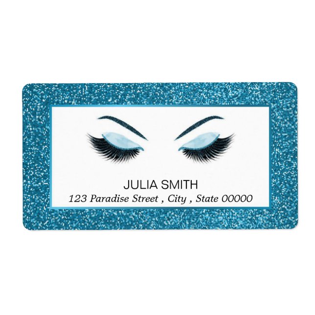 Makeup mit Glitzer-Effekt (Vorne)