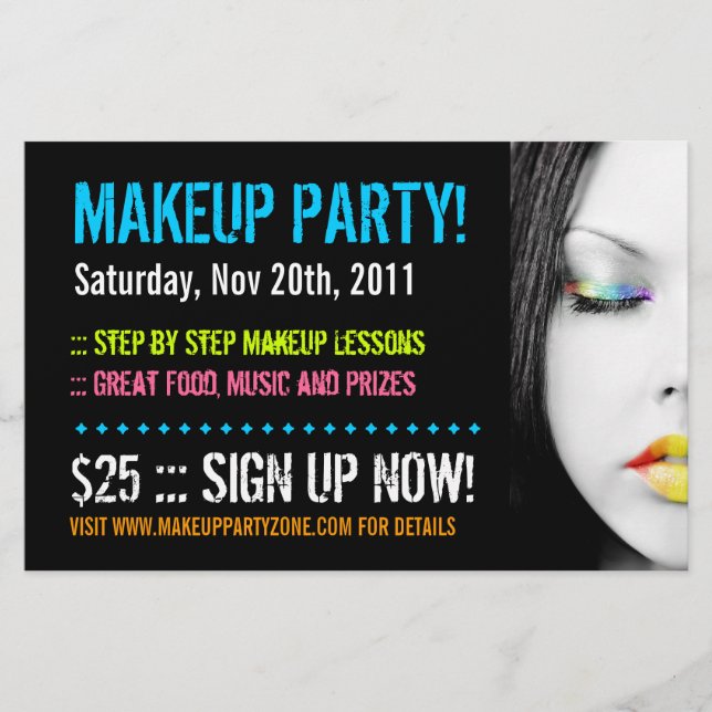 Makeup Party Flyer (Vorne)