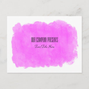 Makeup Pink Beauty Event Workshop Glam Trendy Postkarte