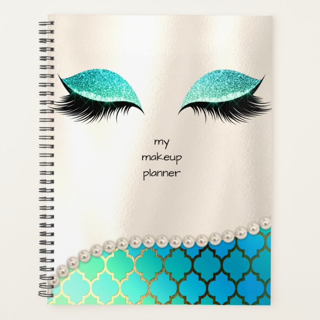 Makeup Planner Eyelash Design Planner Planer (Vorderseite)