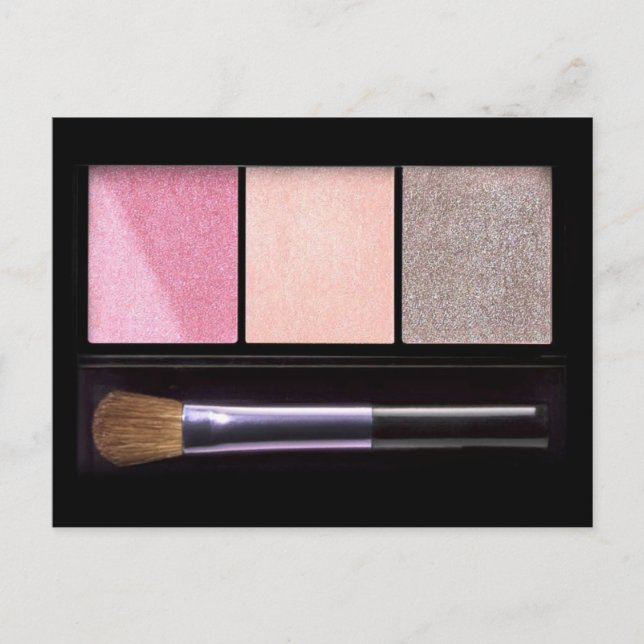 Makeup Postkarte (Vorderseite)