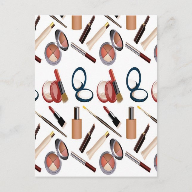 Makeup Postkarte (Vorderseite)