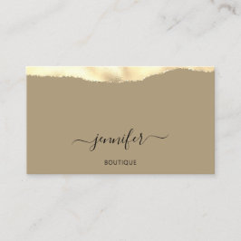 Makeup QR Code Pulver Senf Green Gold Visitenkarte