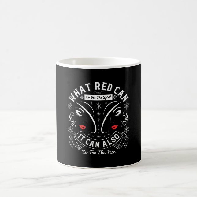 Makeup - Was Rot für den Geist tun kann Kaffeetasse (Mittel)
