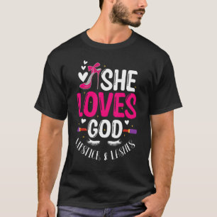 Makeup Women Girls Makeup Artist Cosmetology T-Shirt