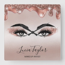Makeuty Beauty Lashes Rose Gold Tropfen Glitzer