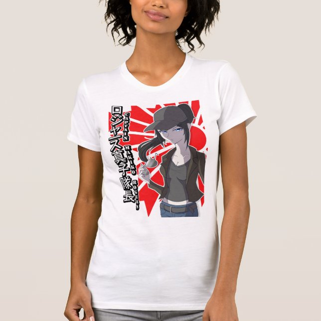 Makiko - Trace Conner Buchreihe Fan Art T-Shirt (Vorderseite)
