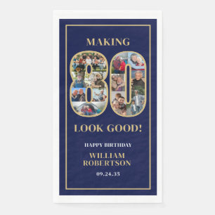 Making 80 Look Good Foto Geburtstag Serviette