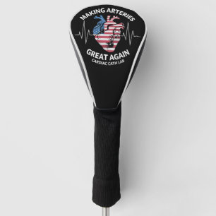Making Arteries Great Again Herzkatheterlabor Golf Headcover