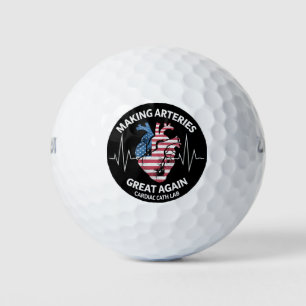 Making Arteries Great Again Herzkatheterlabor  Golfball