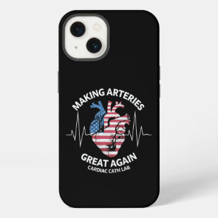 Making Arteries Great Again Herzkatheterlabor iPhone 13 Hülle