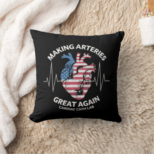 Making Arteries Great Again Herzkatheterlabor  Kissen