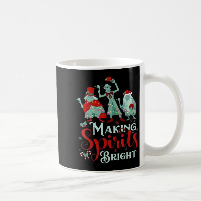 Making Christmas Srit Bright Retro Christmas Movie Kaffeetasse (Rechts)