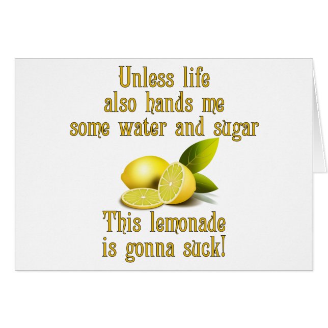 Making Lemonade (Vorderseite (Horizontal))