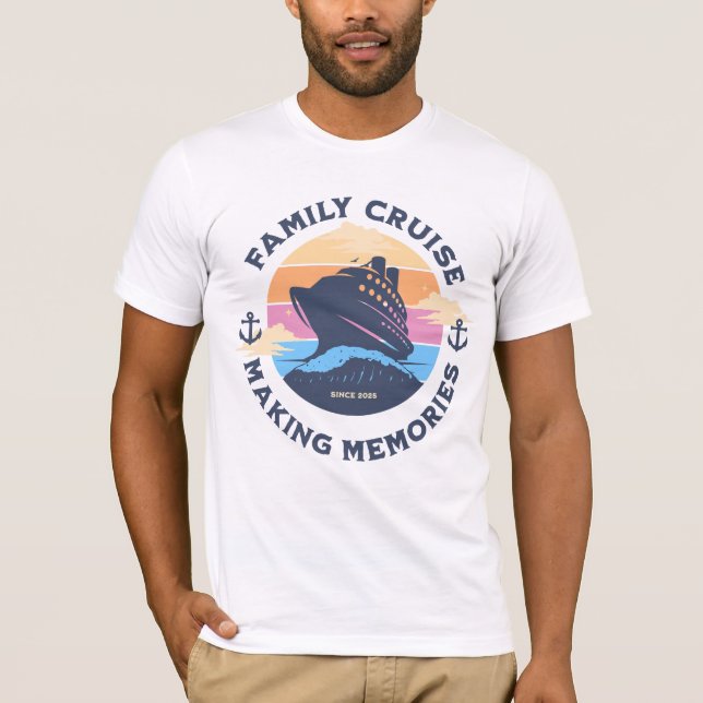 Making Memories Nautical Vacation for Families  T-Shirt (Vorderseite)