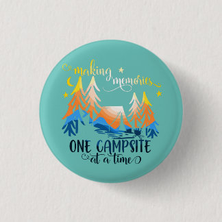Making Memories on Campsite at Time Bag Button