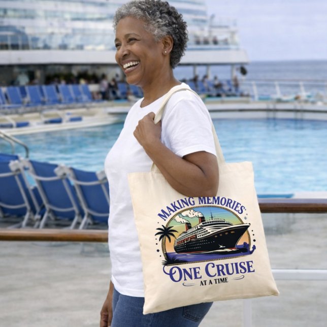 Making Memories One Cruise at a Time Tragetasche (Cruise Bag for Family Reunion)