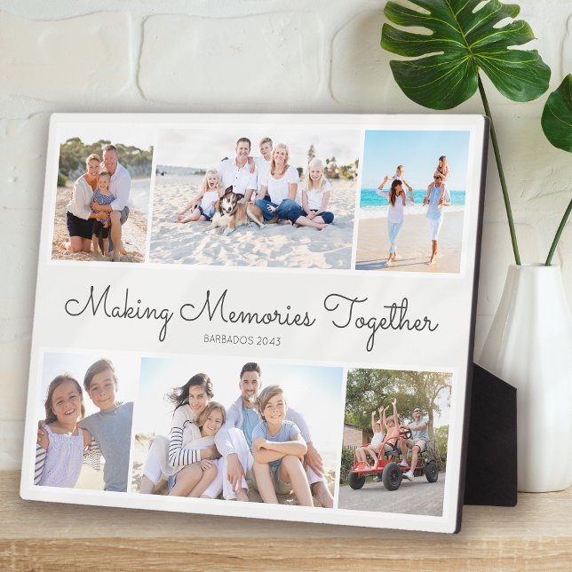 Making Memories Together Photo Collage Keepsake Fotoplatte (Von Creator hochgeladen)