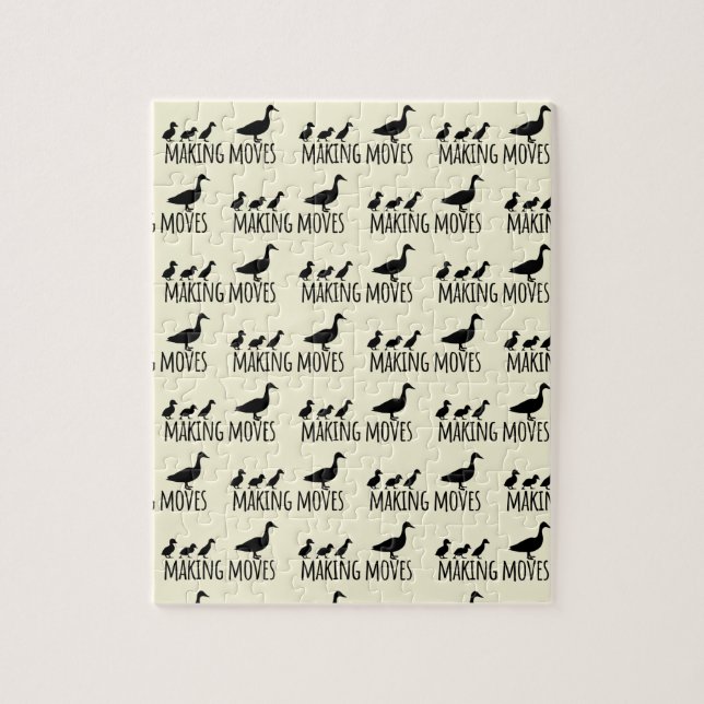 Making Moves Mama Duck and Ducklings Motivational Puzzle (Vertikal)