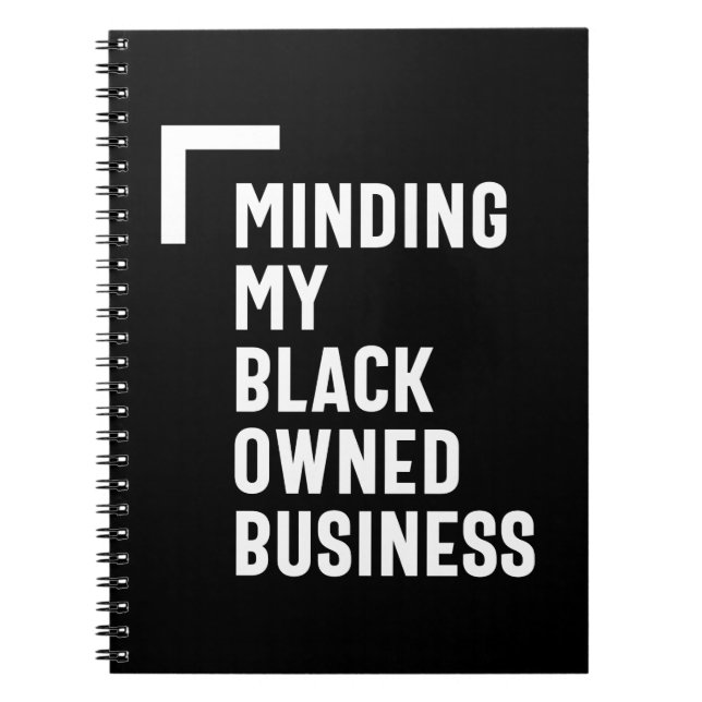 Making My Black Ownership Business Shirt Unternehm Notizblock (Vorderseite)