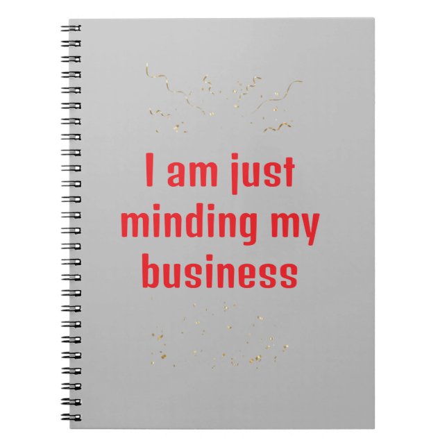 Making My Business Spiral Foto Notebook Notizblock (Vorderseite)