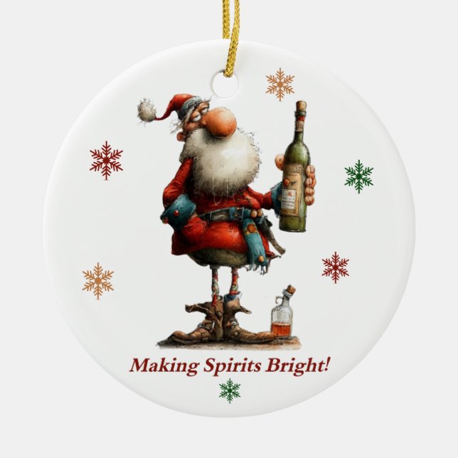 Making Spirits Bright Ornament (Vorne)
