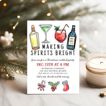 Making Spirits Bright Weihnachts-Cocktailparty