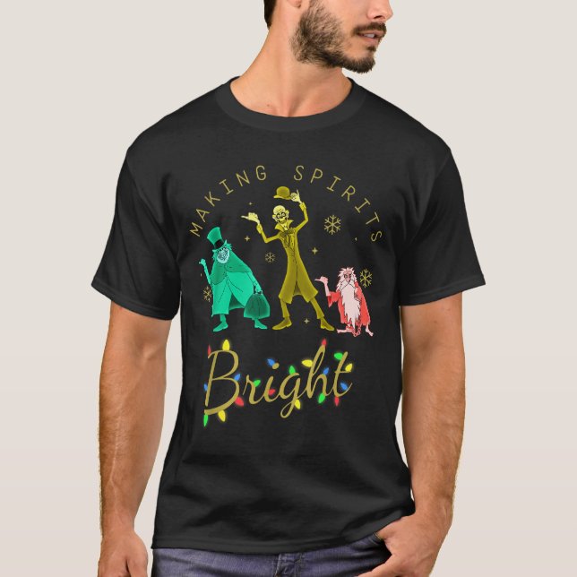 Making Srits Bright Christmas Retro Groovy Christm T-Shirt (Vorderseite)