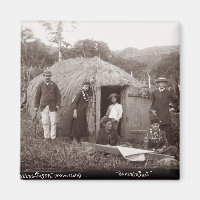 Making Tappa, a native tuth, c.1875 (sepia Foto)