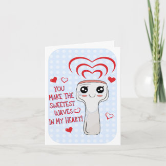 Making Waves Sonography Love Probe Card Dankeskarte