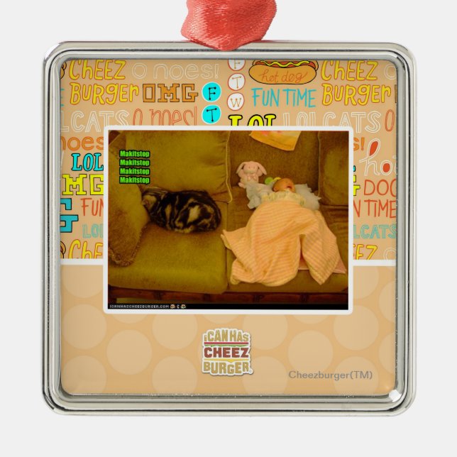 Makitstop Ornament Aus Metall (Vorne)